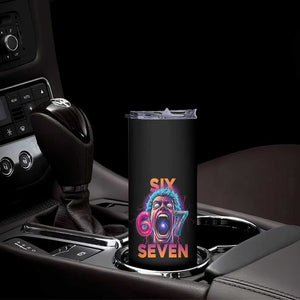 Mason 67 Chaos Edition Skinny Tumbler Psychedelic Screaming Six Seven Meme TS02 Print Your Wear