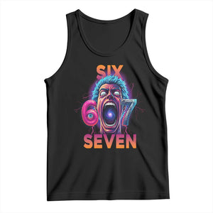 Mason 67 Chaos Edition Tank Top Psychedelic Screaming Six Seven Meme TS02 Black Print Your Wear