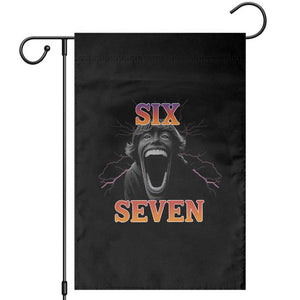 Mason 67 Kid Meme Garden Flag Devil Edit Viral Six Seven Scream TS02 Black Print Your Wear