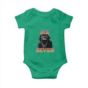 Mason 67 Kid Meme Baby Onesie Devil Edit Viral Six Seven Scream TS02 Irish Green Print Your Wear