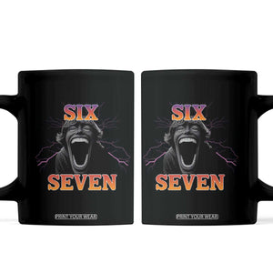 Mason 67 Kid Meme Coffee Mug Devil Edit Viral Six Seven Scream TS02 Black Print Your Wear