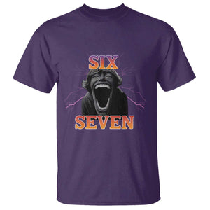 Mason 67 Kid Meme T Shirt Devil Edit Viral Six Seven Scream TS02 Purple Print Your Wear