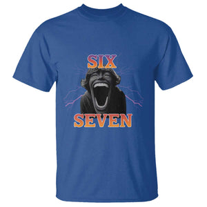 Mason 67 Kid Meme T Shirt Devil Edit Viral Six Seven Scream TS02 Royal Blue Print Your Wear