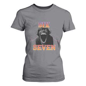 Mason 67 Kid Meme T Shirt For Women Devil Edit Viral Six Seven Scream TS02 Charcoal Print Your Wear