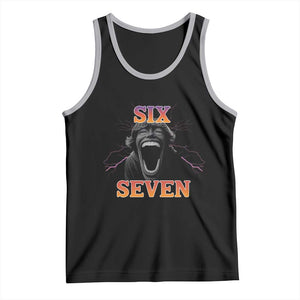Mason 67 Kid Meme Tank Top Devil Edit Viral Six Seven Scream TS02 Black Athletic Heather Print Your Wear