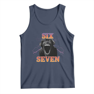 Mason 67 Kid Meme Tank Top Devil Edit Viral Six Seven Scream TS02 Navy Print Your Wear