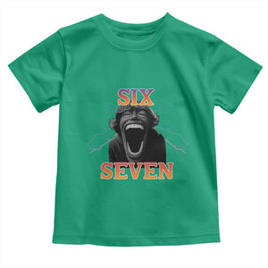 Mason 67 Kid Meme Toddler T Shirt Devil Edit Viral Six Seven Scream TS02 Irish Green Print Your Wear