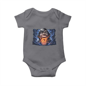 Screaming Mason 67 Kid Meme Baby Onesie Six Seven Viral Devil Transformation Horror Edit TS02 Charcoal Print Your Wear