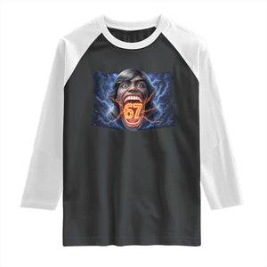 Screaming Mason 67 Kid Meme Raglan Shirt Six Seven Viral Devil Transformation Horror Edit TS02 Black White Print Your Wear