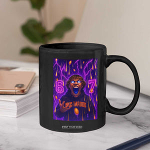 Mason 67 Meme Graphic Coffee Mug Glowing Eyes Devil Edit 6 7 Viral Six Seven Scream TS02 Print Your Wear