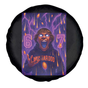 Mason 67 Meme Graphic Spare Tire Cover Glowing Eyes Devil Edit 6 7 Viral Six Seven Scream TS02 Print Your Wear