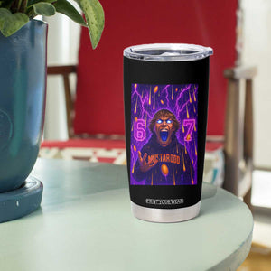 Mason 67 Meme Graphic Tumbler Cup Glowing Eyes Devil Edit 6 7 Viral Six Seven Scream TS02 Print Your Wear