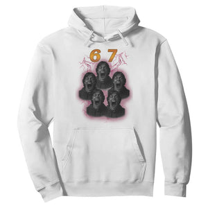 Mason 6 7 Meme Graphic Hoodie Six Seven 67 Meme Horror Edit Bootleg TS02 White Print Your Wear