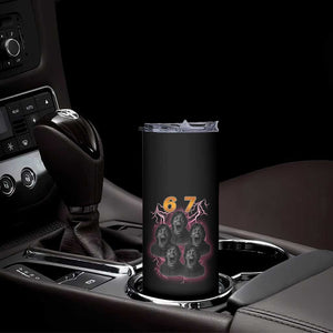 Mason 6 7 Meme Graphic Skinny Tumbler Six Seven 67 Meme Horror Edit Bootleg TS02 Print Your Wear