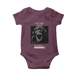 SCP 67 Mason The 6 7 Kid Meme Baby Onesie Six Seven Boy Horror Edit TS02 Maroon Print Your Wear