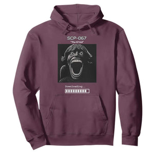 SCP 67 Mason The 6 7 Kid Meme Hoodie Six Seven Boy Horror Edit TS02 Maroon Print Your Wear