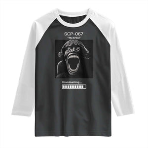 SCP 67 Mason The 6 7 Kid Meme Raglan Shirt Six Seven Boy Horror Edit TS02 Black White Print Your Wear