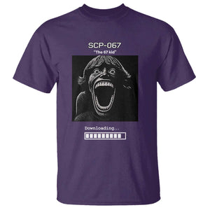 SCP 67 Mason The 6 7 Kid Meme T Shirt Six Seven Boy Horror Edit TS02 Purple Print Your Wear