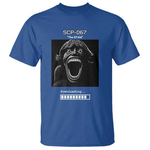 SCP 67 Mason The 6 7 Kid Meme T Shirt Six Seven Boy Horror Edit TS02 Royal Blue Print Your Wear