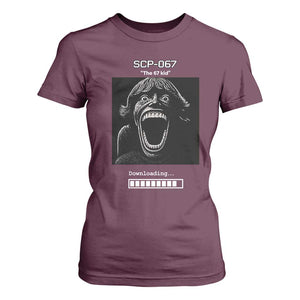 SCP 67 Mason The 6 7 Kid Meme T Shirt For Women Six Seven Boy Horror Edit TS02 Maroon Print Your Wear