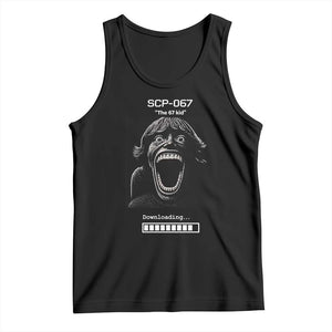 SCP 67 Mason The 6 7 Kid Meme Tank Top Six Seven Boy Horror Edit TS02 Black Print Your Wear