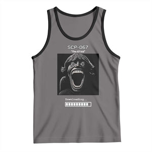 SCP 67 Mason The 6 7 Kid Meme Tank Top Six Seven Boy Horror Edit TS02 Deep Heather Black Print Your Wear