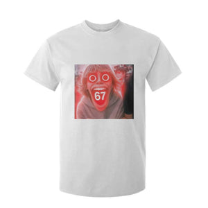 67 Mason Kid Glitchcore Graphic T Shirt For Kid Screaming Boy Six Seven Viral Meme Devil Edit TS02 White Print Your Wear