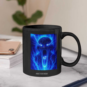 Six Seven Energy Overload Graphic Coffee Mug 67 Mason Kid Analog Horror Meme TS02 Print Your Wear