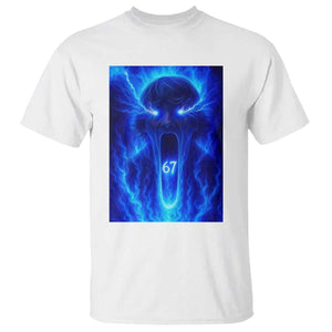 Six Seven Energy Overload Graphic T Shirt 67 Mason Kid Analog Horror Meme TS02 White Print Your Wear