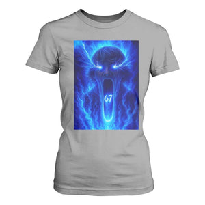 Six Seven Energy Overload Graphic T Shirt For Women 67 Mason Kid Analog Horror Meme TS02 Sport Gray Print Your Wear
