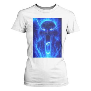 Six Seven Energy Overload Graphic T Shirt For Women 67 Mason Kid Analog Horror Meme TS02 White Print Your Wear