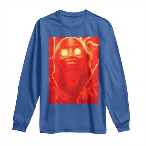 Mason 67 Devil Edit Graphic Long Sleeve Shirt Viral 6 7 Possession Six Seven Meme TS02 Royal Blue Print Your Wear
