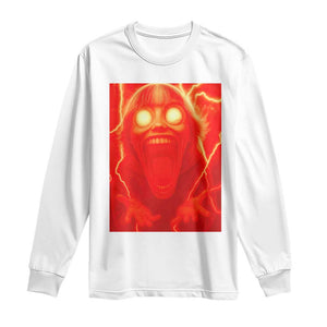 Mason 67 Devil Edit Graphic Long Sleeve Shirt Viral 6 7 Possession Six Seven Meme TS02 White Print Your Wear