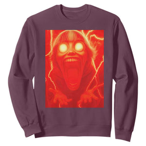 Mason 67 Devil Edit Graphic Sweatshirt Viral 6 7 Possession Six Seven Meme TS02 Maroon Print Your Wear
