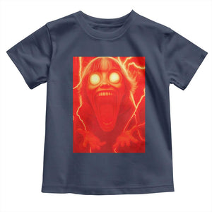 Mason 67 Devil Edit Graphic Toddler T Shirt Viral 6 7 Possession Six Seven Meme TS02 Navy Print Your Wear