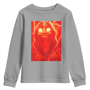 Mason 67 Devil Edit Graphic Youth Sweatshirt Viral 6 7 Possession Six Seven Meme TS02 Sport Gray Print Your Wear