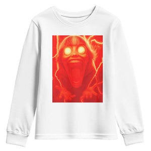 Mason 67 Devil Edit Graphic Youth Sweatshirt Viral 6 7 Possession Six Seven Meme TS02 White Print Your Wear
