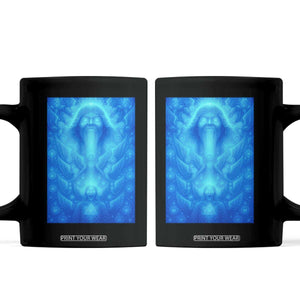 Divine 67 Meme Coffee Mug Celestial Mason 6 7 Spiritual Six Seven Angelcore TS02 Black Print Your Wear