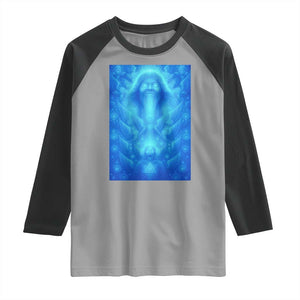 Divine 67 Meme Raglan Shirt Celestial Mason 6 7 Spiritual Six Seven Angelcore TS02 Sport Gray Black Print Your Wear