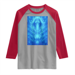 Divine 67 Meme Raglan Shirt Celestial Mason 6 7 Spiritual Six Seven Angelcore TS02 Sport Gray Red Print Your Wear