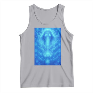 Divine 67 Meme Tank Top Celestial Mason 6 7 Spiritual Six Seven Angelcore TS02 Athletic Heather Print Your Wear