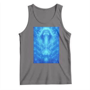 Divine 67 Meme Tank Top Celestial Mason 6 7 Spiritual Six Seven Angelcore TS02 Deep Heather Print Your Wear