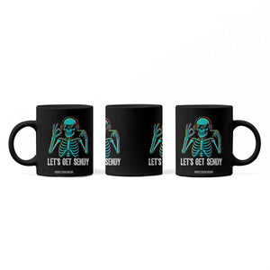Lets Get Sendy Skeleton Coffee Mug Full Send Vibes Glowcore TS02 Print Your Wear