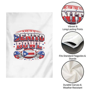 I’m Here for the Benito Bowl Garden Flag Funny Music Fan Football Game Day TS02 Print Your Wear