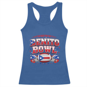 I’m Here for the Benito Bowl Racerback Tank Top Funny Music Fan Football Game Day TS02 Royal Blue Print Your Wear