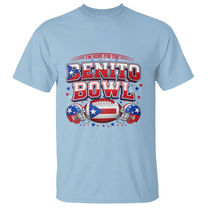 I’m Here for the Benito Bowl T Shirt Funny Music Fan Football Game Day TS02 Light Blue Print Your Wear