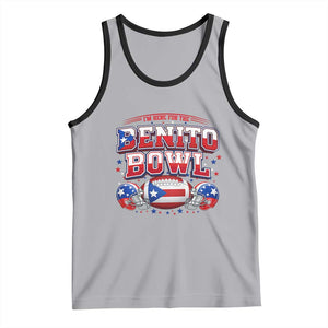 I’m Here for the Benito Bowl Tank Top Funny Music Fan Football Game Day TS02 Athletic Heather Black Print Your Wear