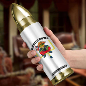 Benito Bowl Coquí Frog Football Bullet Tumbler Funny Puerto Rico Flag Game Day Music Fans TS02 Print Your Wear
