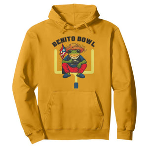Benito Bowl Coquí Frog Football Hoodie Funny Puerto Rico Flag Game Day Music Fans TS02 Gold Print Your Wear