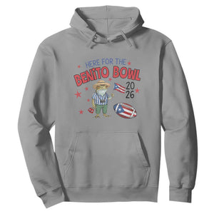 Here for the Benito Bowl 2026 Coquí Frog Hoodie Puerto Rican Funny Football Music Fans TS02 Sport Gray Print Your Wear